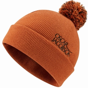 Oscar Jacobson Knitted Hat II - Orange Rust Performance Wear Sun Break