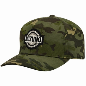 tailored look color block Mizuno Patch Snapback Cap - Camo