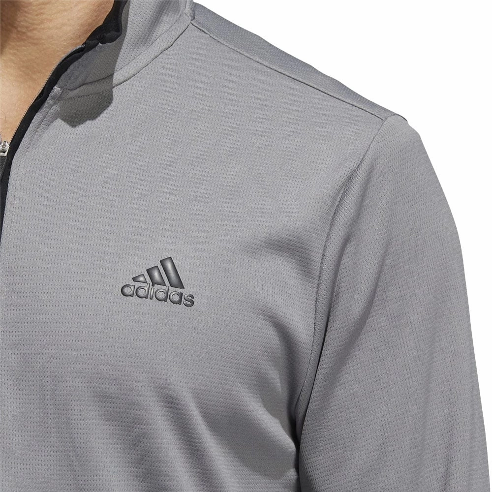 Seasonal Fashion Cycling wear adidas Lightweight 1/4 Zip Pullover - Grey Three/Black
