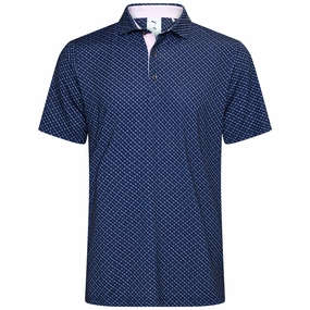 Puma X AP Micro Umbrellas Polo Shirt - Deep Navy Street Style Trend