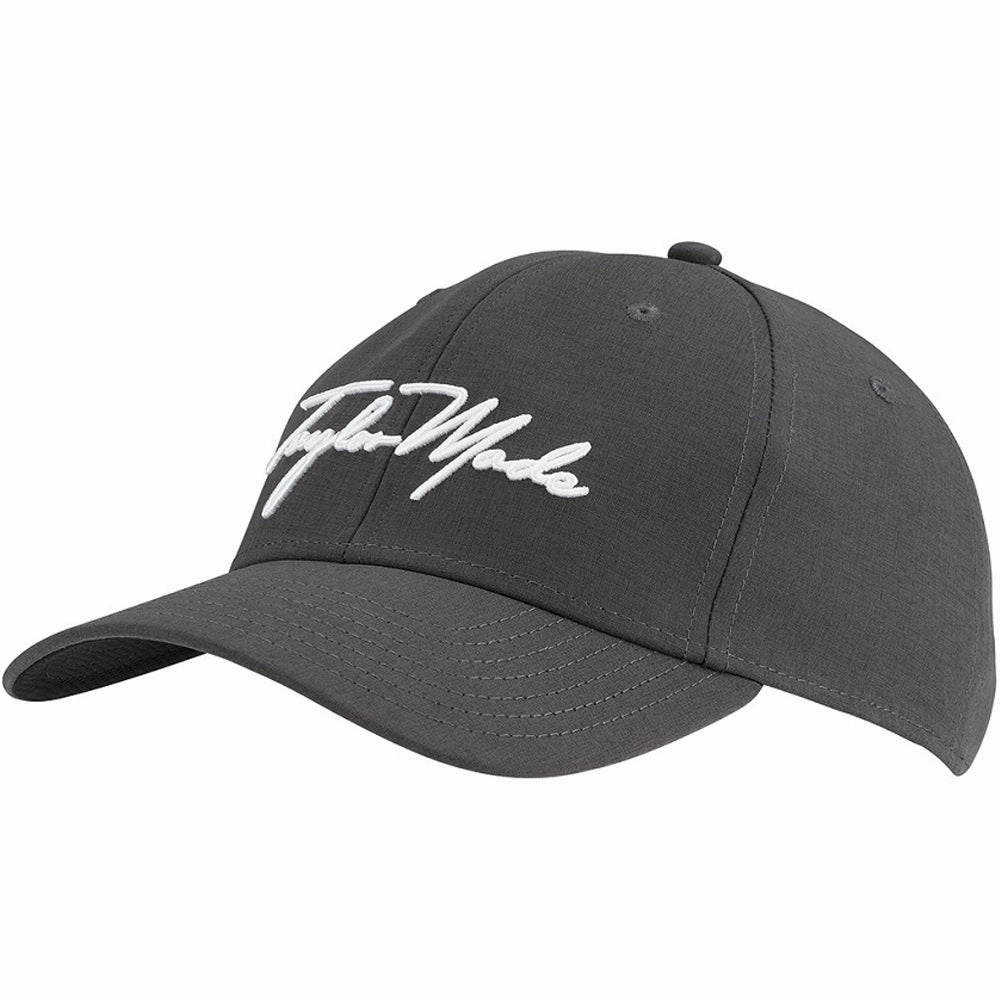 Travel Ready Casual Style TaylorMade Script Seeker Cap - Charcoal