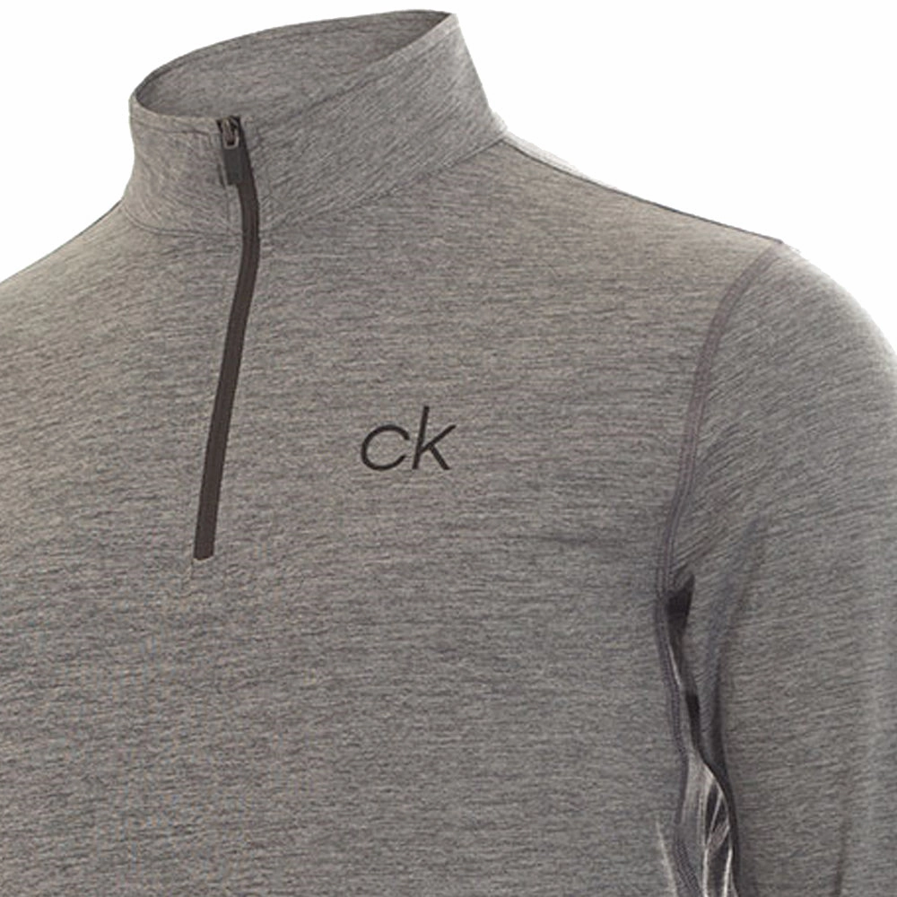 product group cooperation Stylish Wear Calvin Klein Newport 1/2 Zip Pullover - Silver
