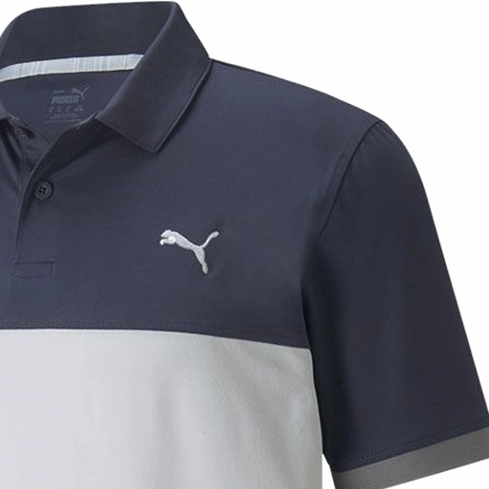 Athletic Wear Classic Wearable Puma Cloudspun Highway Polo Shirt - Navy Blazer/Quiet Shade