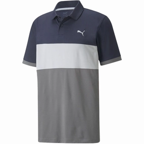 Puma Cloudspun Highway Polo Shirt - Navy Blazer/Quiet Shade All-Day Wear
