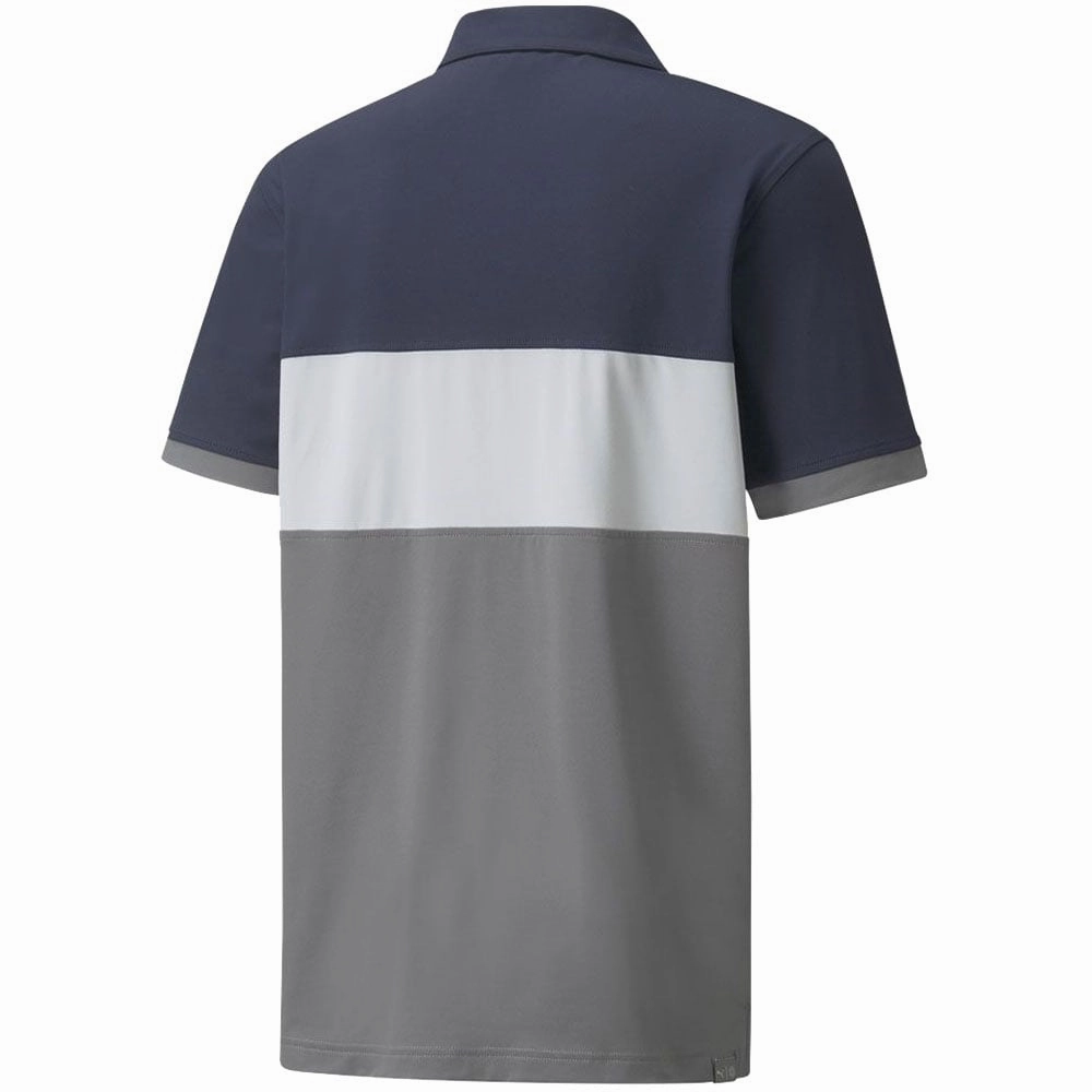 Puma Cloudspun Highway Polo Shirt - Navy Blazer/Quiet Shade Chic