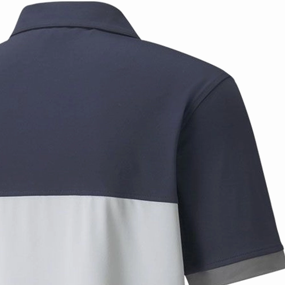 Puma Cloudspun Highway Polo Shirt - Navy Blazer/Quiet Shade Comfort Style