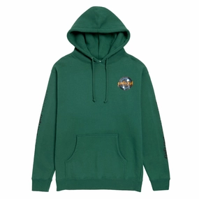 Santa Cruz Roskopp Iris Hoodie - Dark Green Reindeer like Ivy League style
