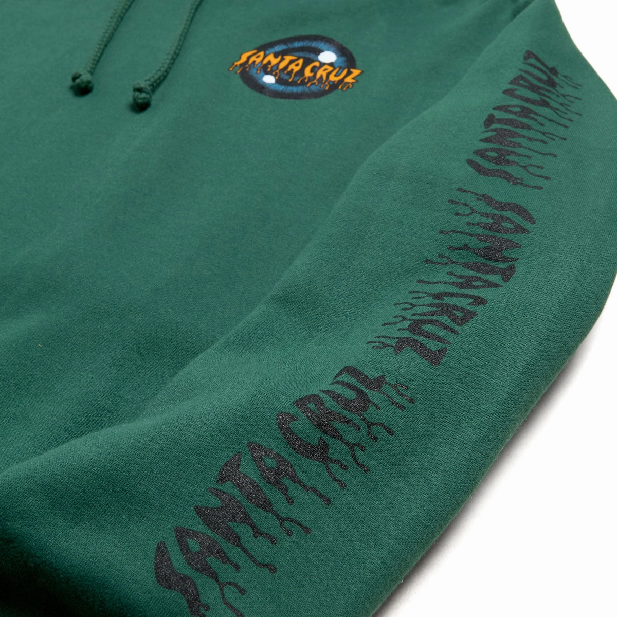 Casual Friday wear Ribbon Details Santa Cruz Roskopp Iris Hoodie - Dark Green