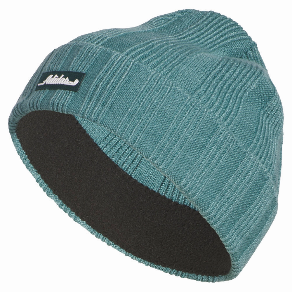 adidas Ribbed Knit Beanie - Preloved Teal Clean Lines Trend Ready
