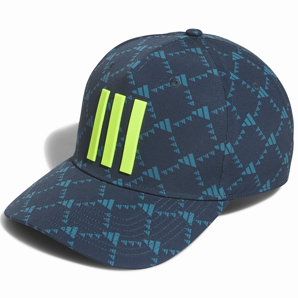 Newsboy cap adidas Tour 3 Stripe Print Cap - Arctic Night