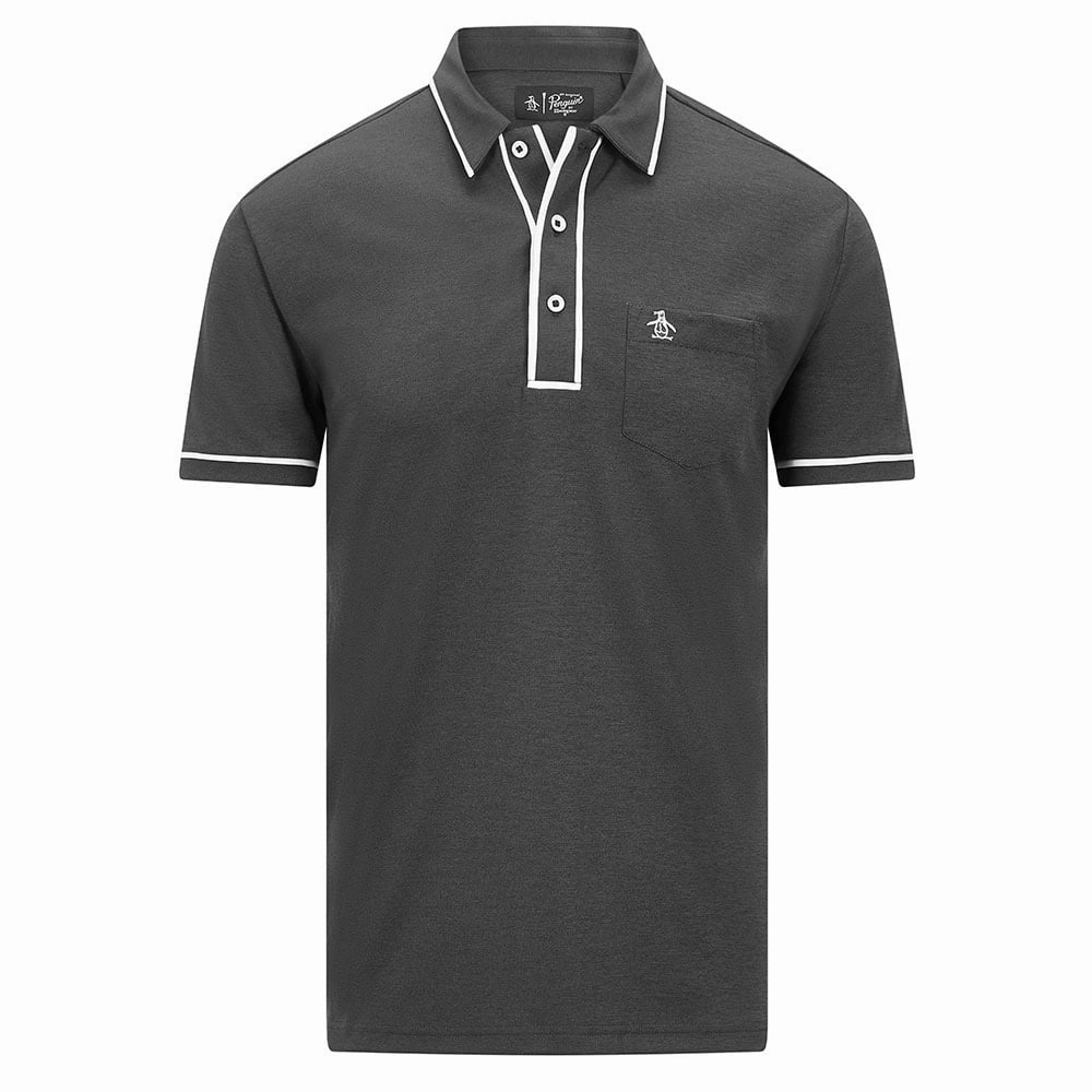 Casual Chic Look Eco Certified Textile Original Penguin Performance Earl Polo Shirt - Asphalt
