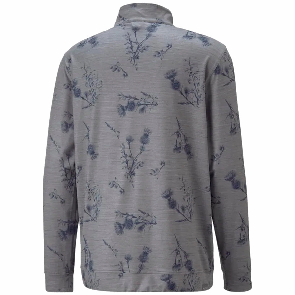 Puma Cloudspun Lowlands 1/4 Zip Pullover - Quiet Shade Heather Pullover Zip-up