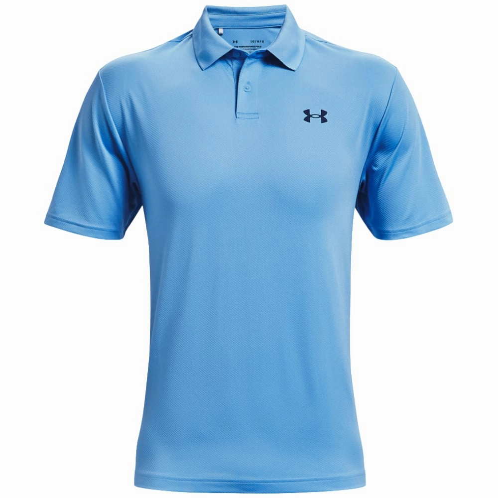 Lightweight Shirt Casual All-Day Under Armour Performance 2.0 Golf Polo Shirt - Nova Blue/Academy