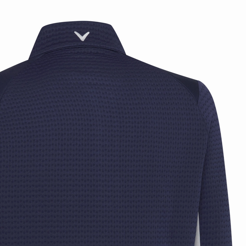 Callaway 1/4 Zip Textured Pullover - Peacoat Trendy Fashion product dancing suitability