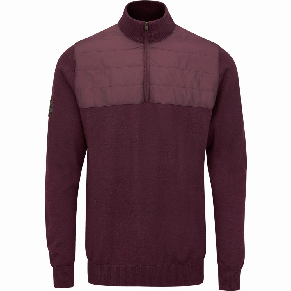 Comfy and Cozy product beach style charm Ping Randle 1/4 Zip Midlayer - Fig