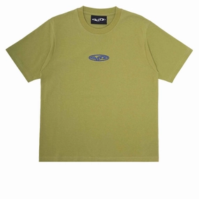 Anti Pill Surface WKND 3D Fishbone T-Shirt - Light Olive