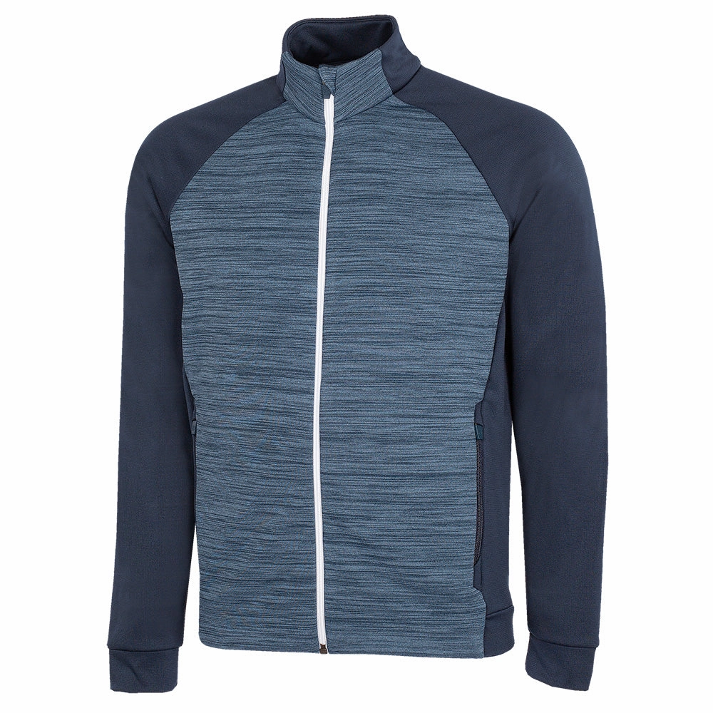 non hooded Galvin Green Darwin Full Zip Pullover - Moonlight Blue/Navy