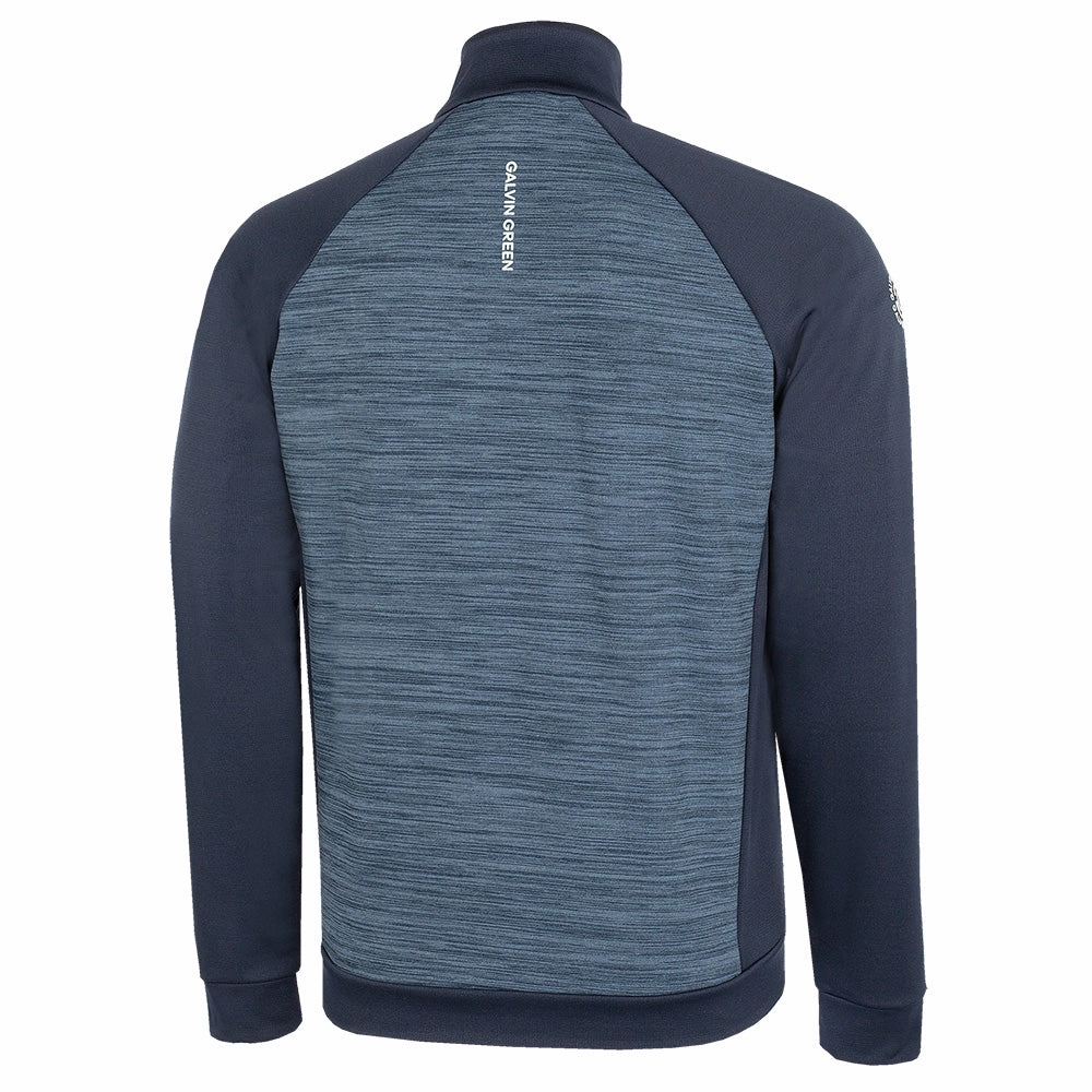 Plus Fit Fleece Galvin Green Darwin Full Zip Pullover - Moonlight Blue/Navy