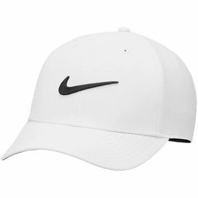 Nike Dri-FIT Club Structured Swoosh Cap - Photon Dust/Black Travel Fit