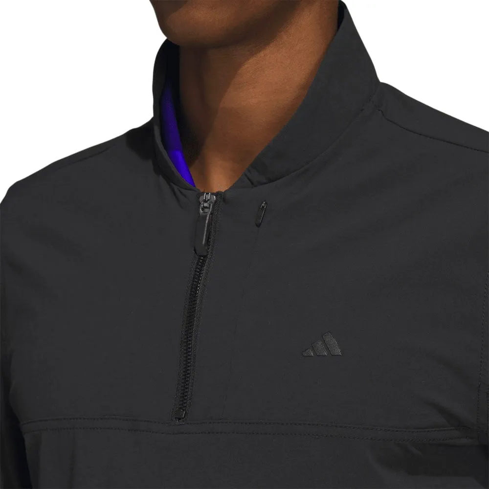 adidas Stretch Anorak - Black Velcro Fasten ReinforcedElbows