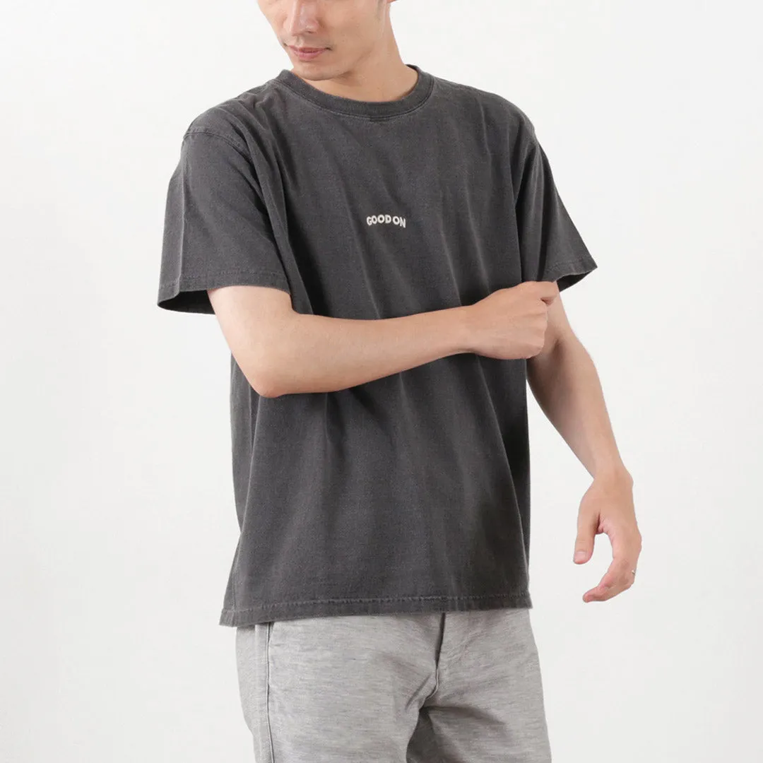 GOOD ON / GOOD ON Arch Logo Embroidery T-shirt Geometric Pattern Classic Color