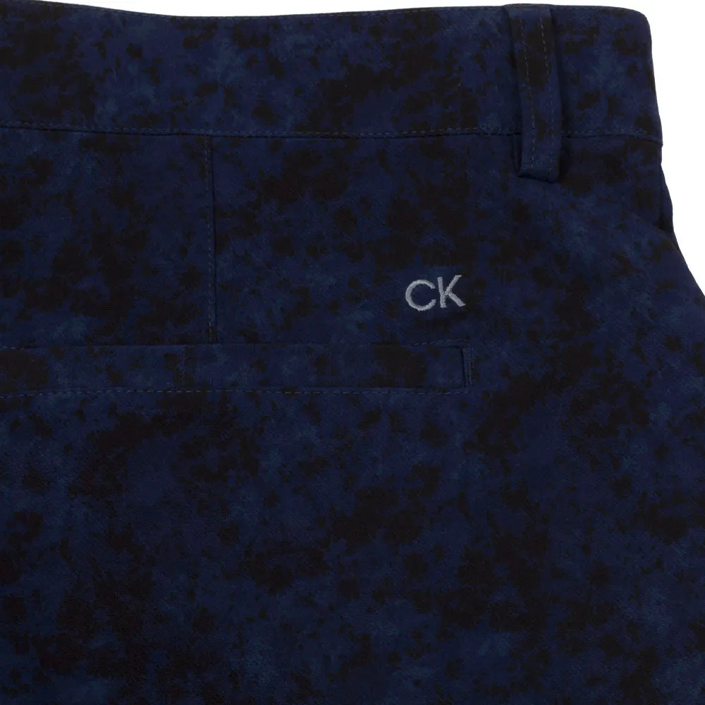 Calvin Klein Genius Printed Stretch Shorts - Navy Windproof Design