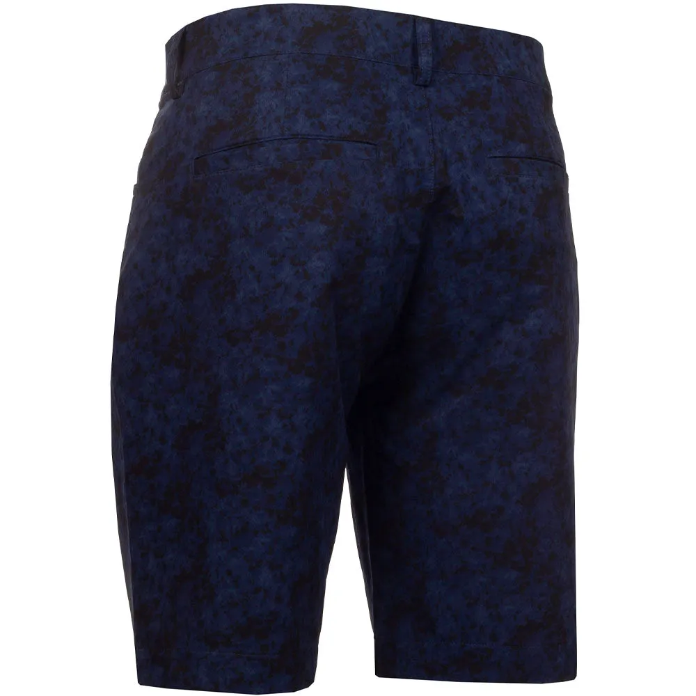 Quick Dry Technology Stay Cool Technology Calvin Klein Genius Printed Stretch Shorts - Navy