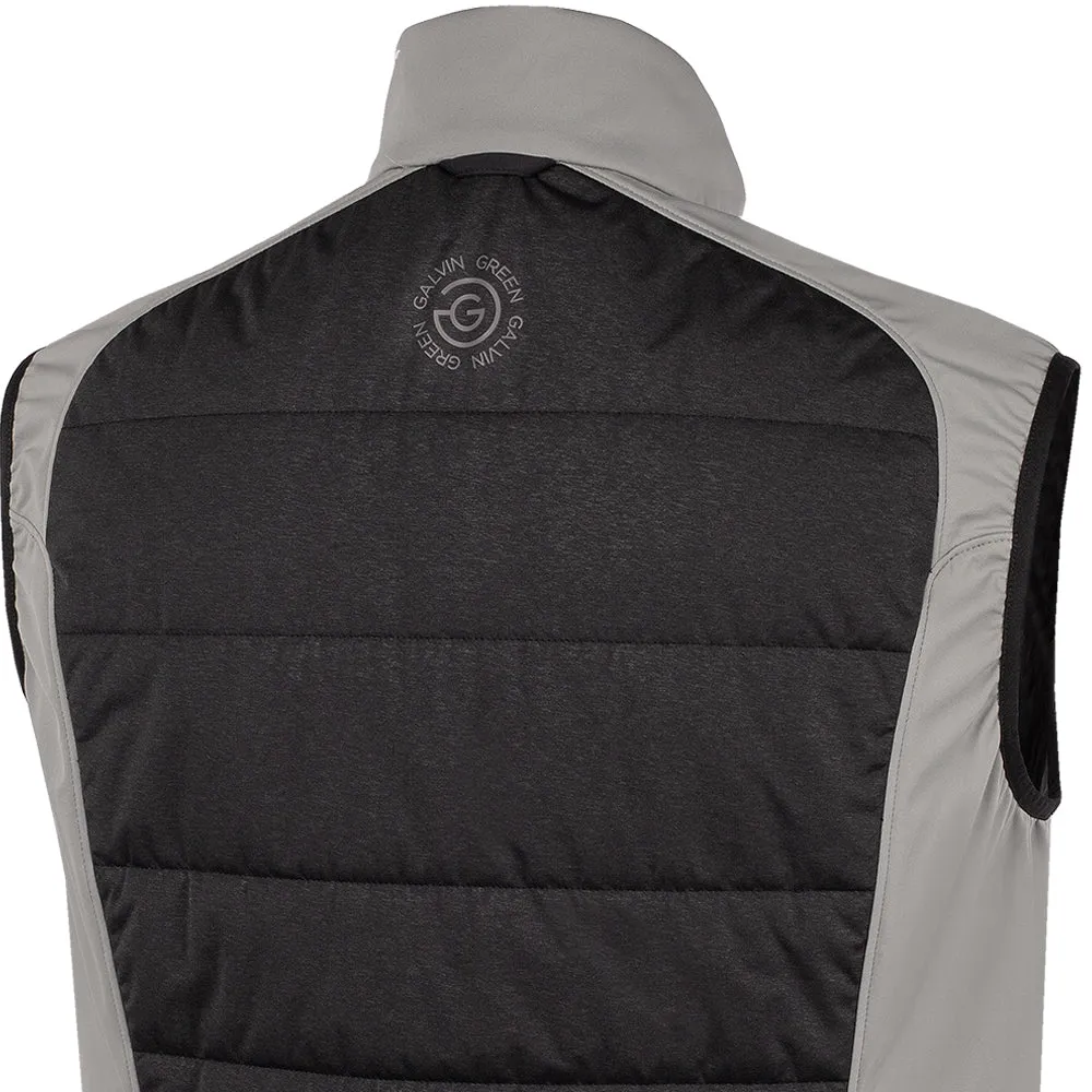 Galvin Green Lauro Windstopper Gilet - Sharkskin/Black Contoured Back Panel Trustworthy