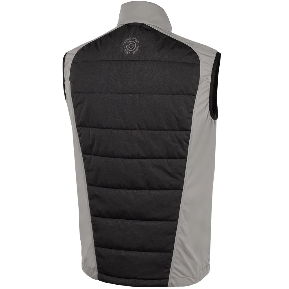 Galvin Green Lauro Windstopper Gilet - Sharkskin/Black Low Profile Design Fashionable Style