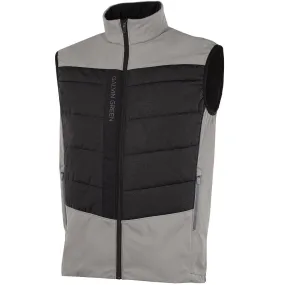 without buttons Galvin Green Lauro Windstopper Gilet - Sharkskin/Black