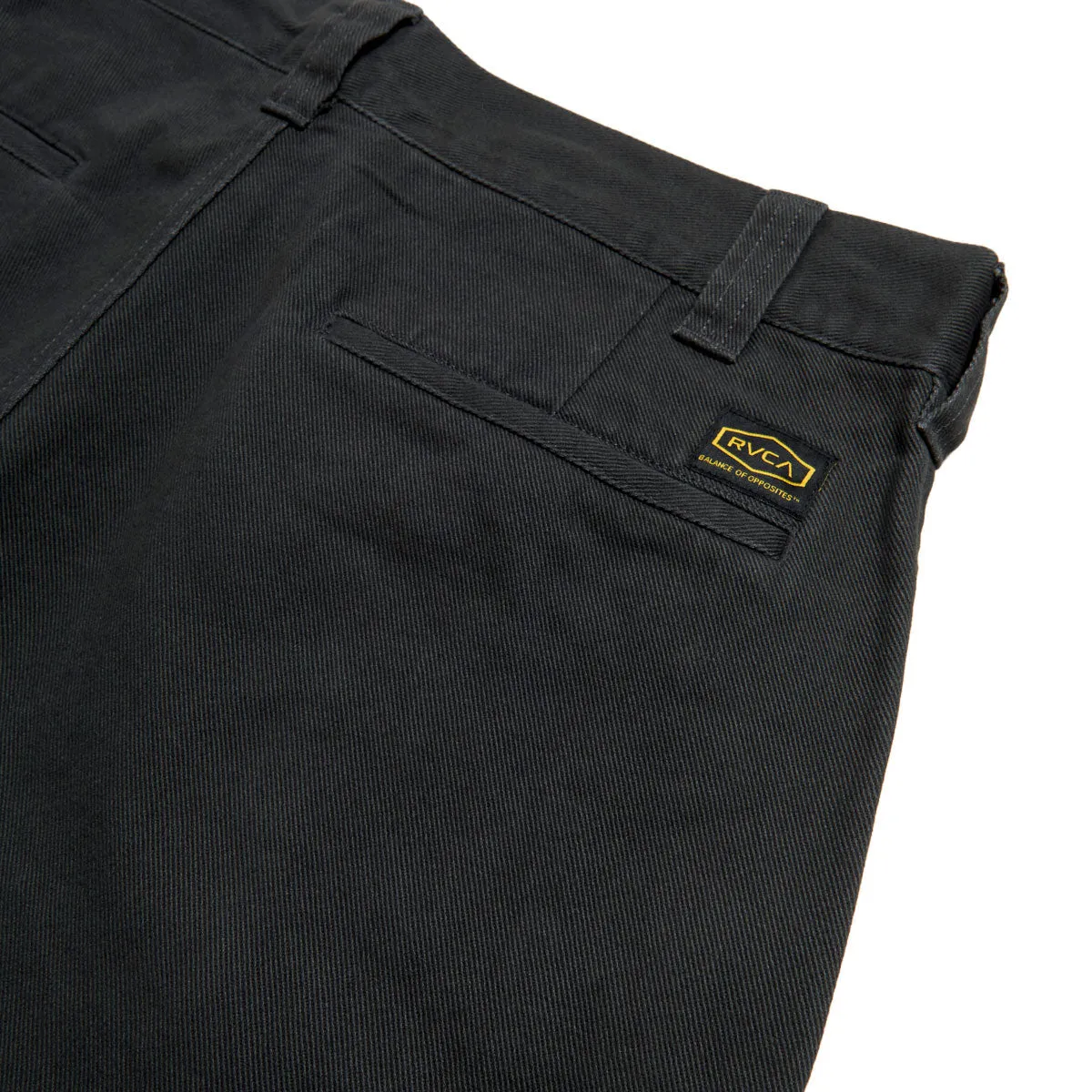 RVCA Americana 2 Chino Pants - Pirate Black Stylish Fit Easy Care Fabric