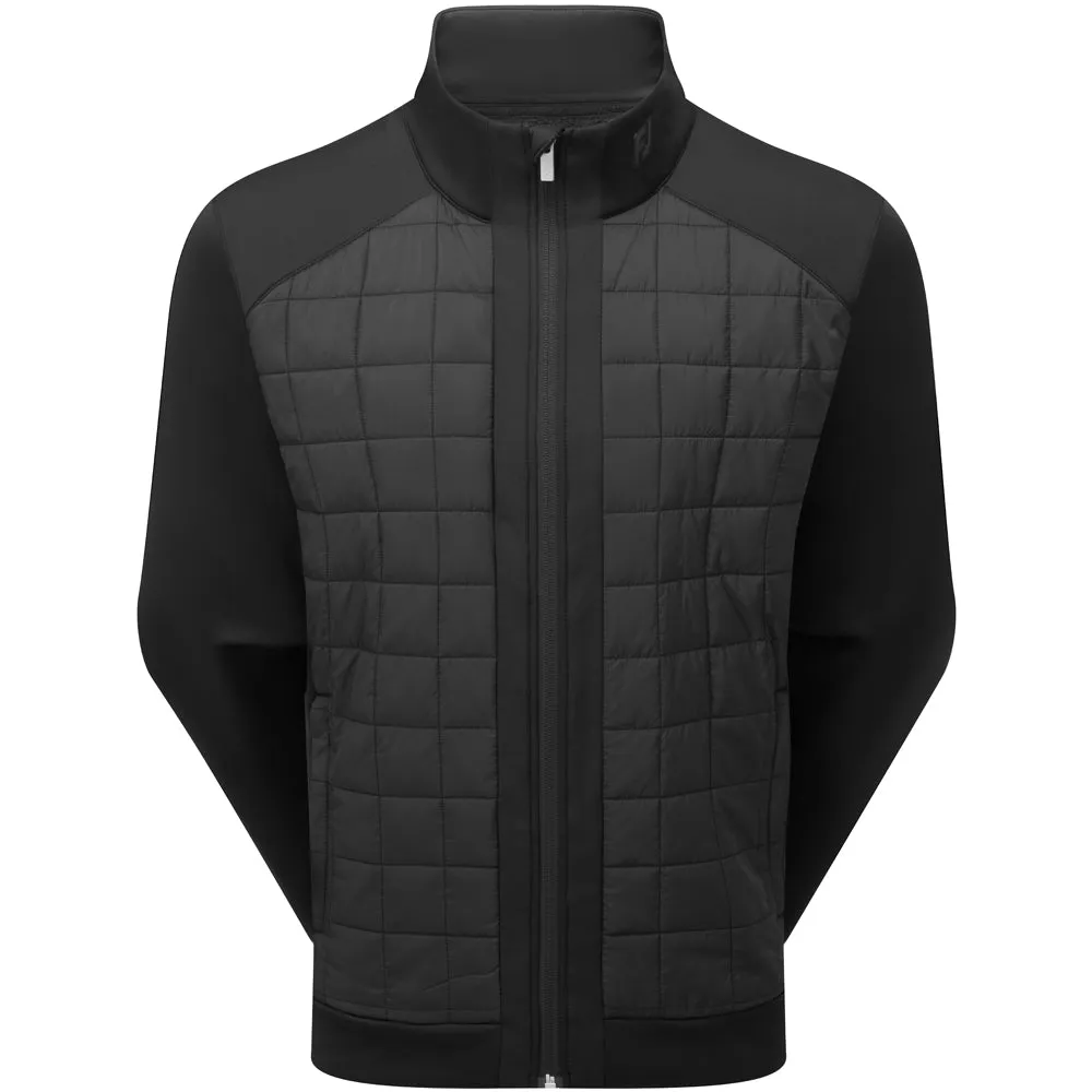 FootJoy Thermoseries Lightweight Insulated Jacket - Black Oversized Fit Outdoor Trip