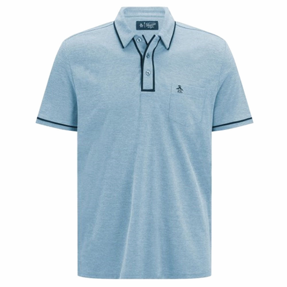 Light Style Original Penguin Performance Earl Polo Shirt - Powder Blue
