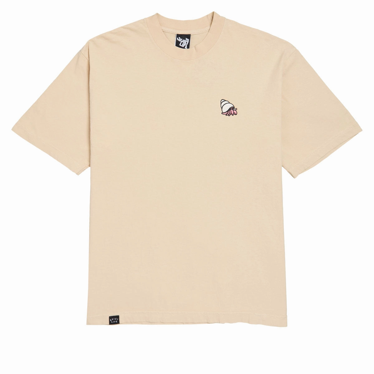 Soft and Relaxed The Quiet Life Smoking Crab T-Shirt - Sand