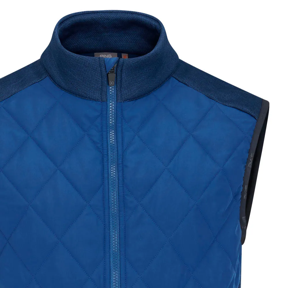 Thick Ping Aaran Gilet - Inky Marl/Inky