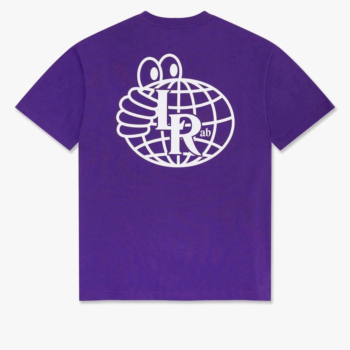 Light and Breezy Last Resort AB Atlas Monogram T-Shirt - Heliotrope/White