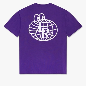 Light and Breezy Last Resort AB Atlas Monogram T-Shirt - Heliotrope/White