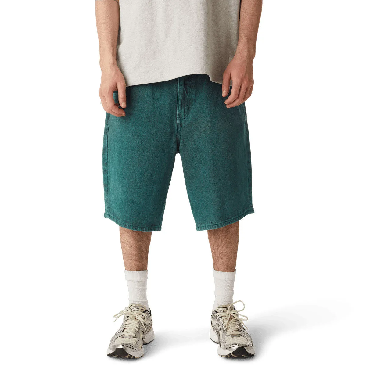 Unique Pattern Quick Drying Fabric HUF Cromer Shorts - Sea Green