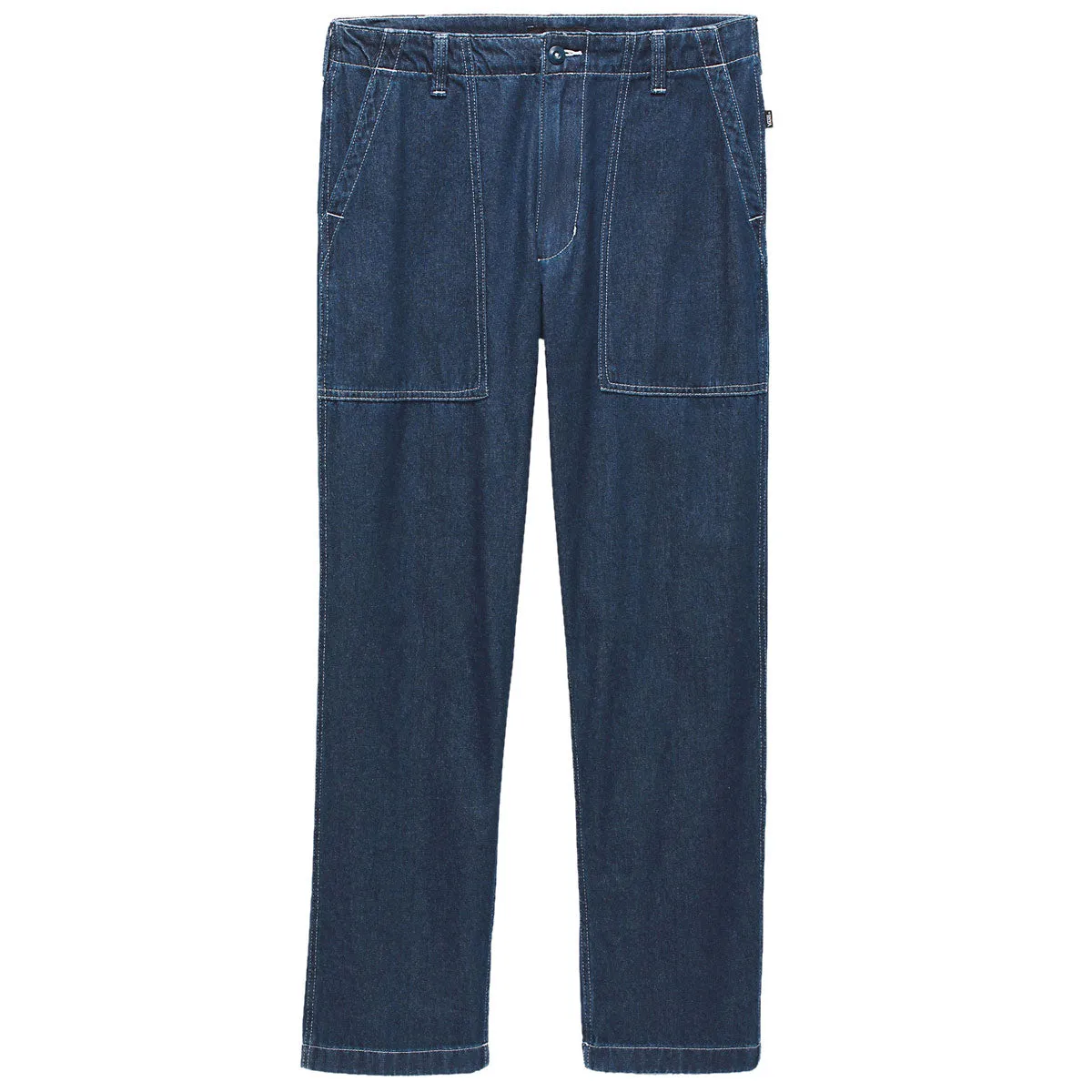 Classic Comfort Vans Fatigue Loose Tapered Denim Jeans - Dark Denim
