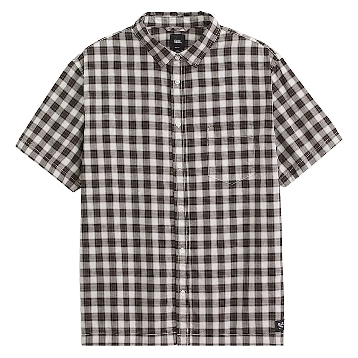 Vans Monte Plaid Shirt - Egret Odor control Odor Control Technology