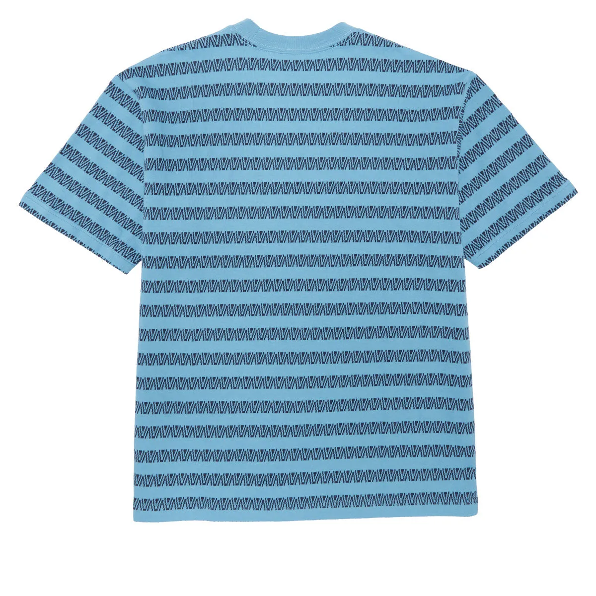 Breathable back panel Reinforced Buttonholes Vans Palmer Jacquard Knit Shirt - Heritage Blue
