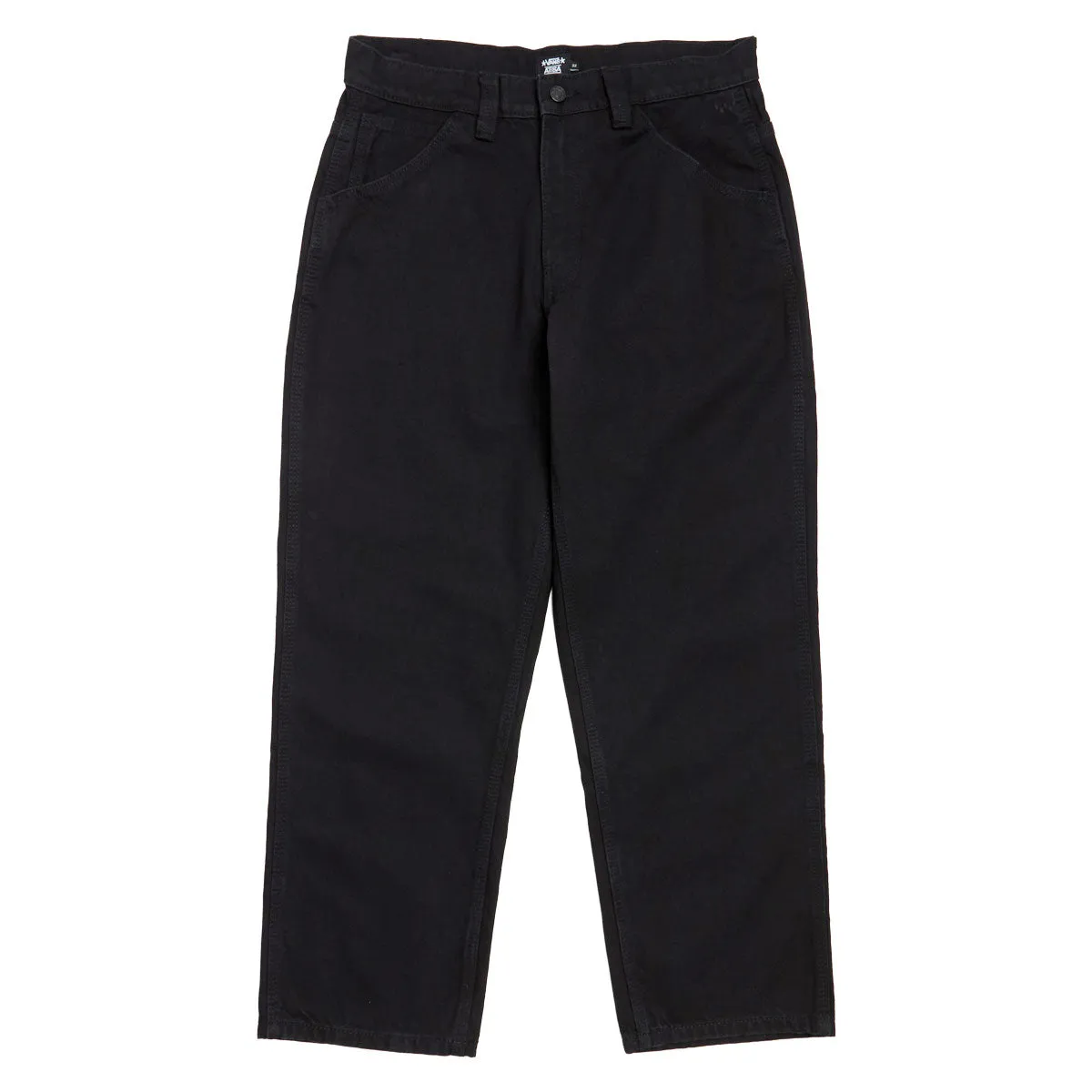 Tapered ankle Vans Skate Check 5 Loose Denim Jeans - Black Denim