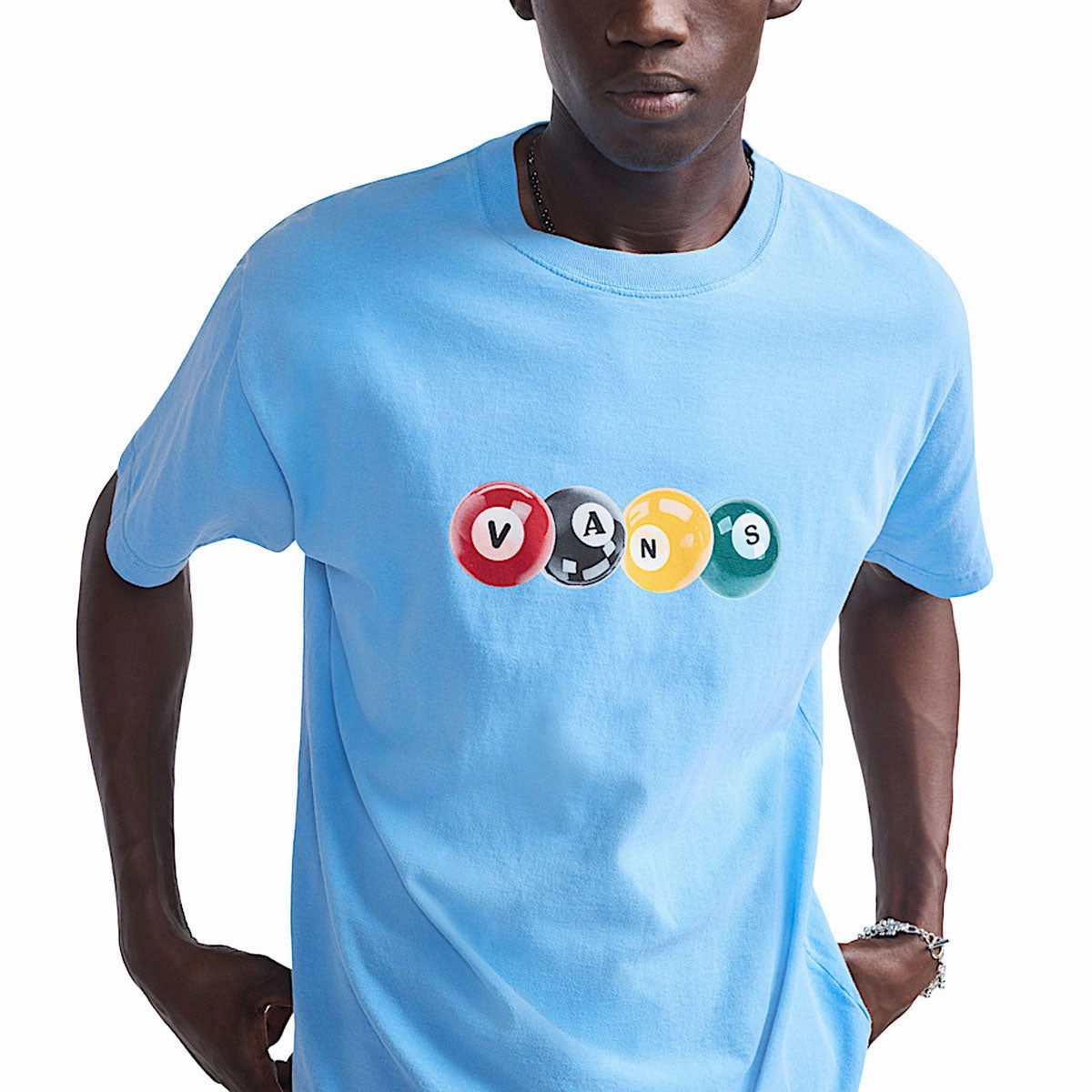 Vans Backspin T-Shirt - Tranquil Blue Casual Comfort Fit