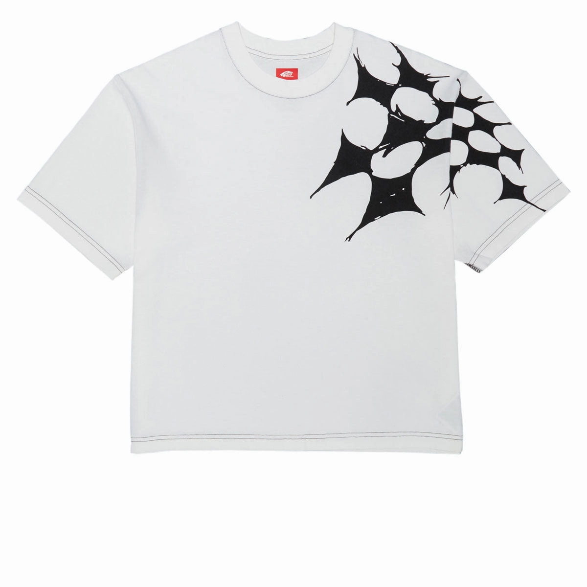 Vans Skate Splatter Web T-Shirt - Marshmallow Casual Chic