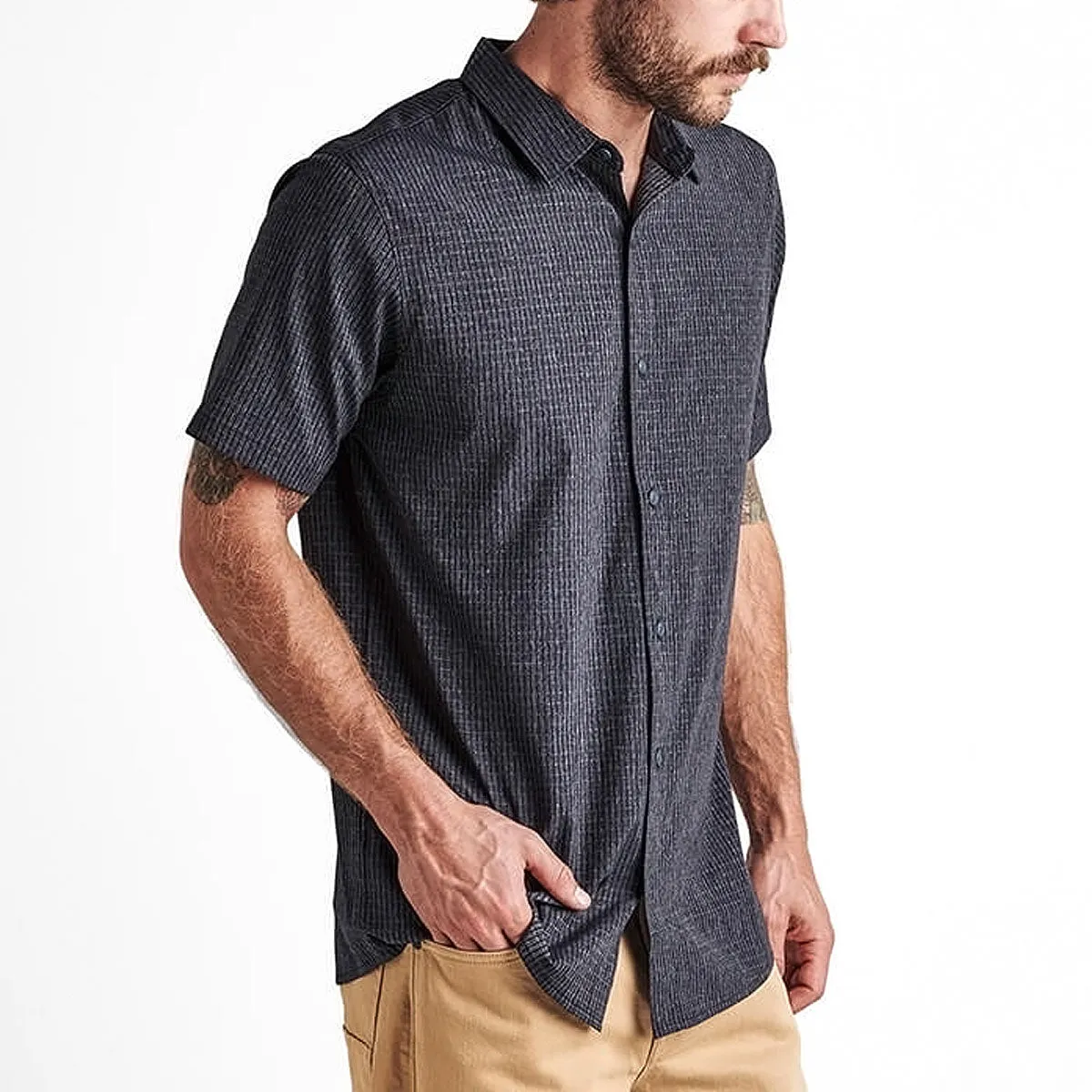 Non Chafe Seams Roark Bless Up Shirt - Black