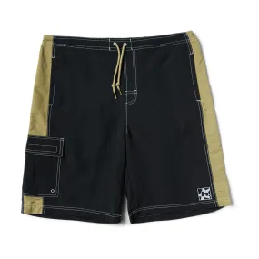 HUF High Tide Boardshorts - Black TaglessDesign Essential Fit