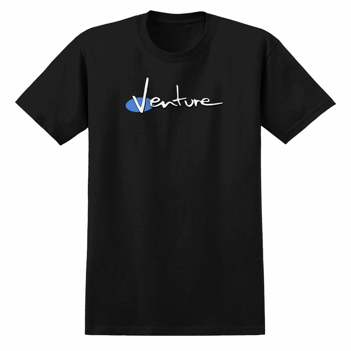 Daily Favorite Venture 90s T-Shirt - Black/White/Blue/Black Print