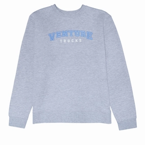 Cinco de Mayo wear Venture Arch '04 Sweatshirt - Grey Heather/Blue/White Print