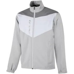 Galvin Green Armstrong GORE-TEX Paclite Waterproof Jacket - Cool Grey/Sharkskin/White Contrast Stitch Flexible Shoulder Gussets
