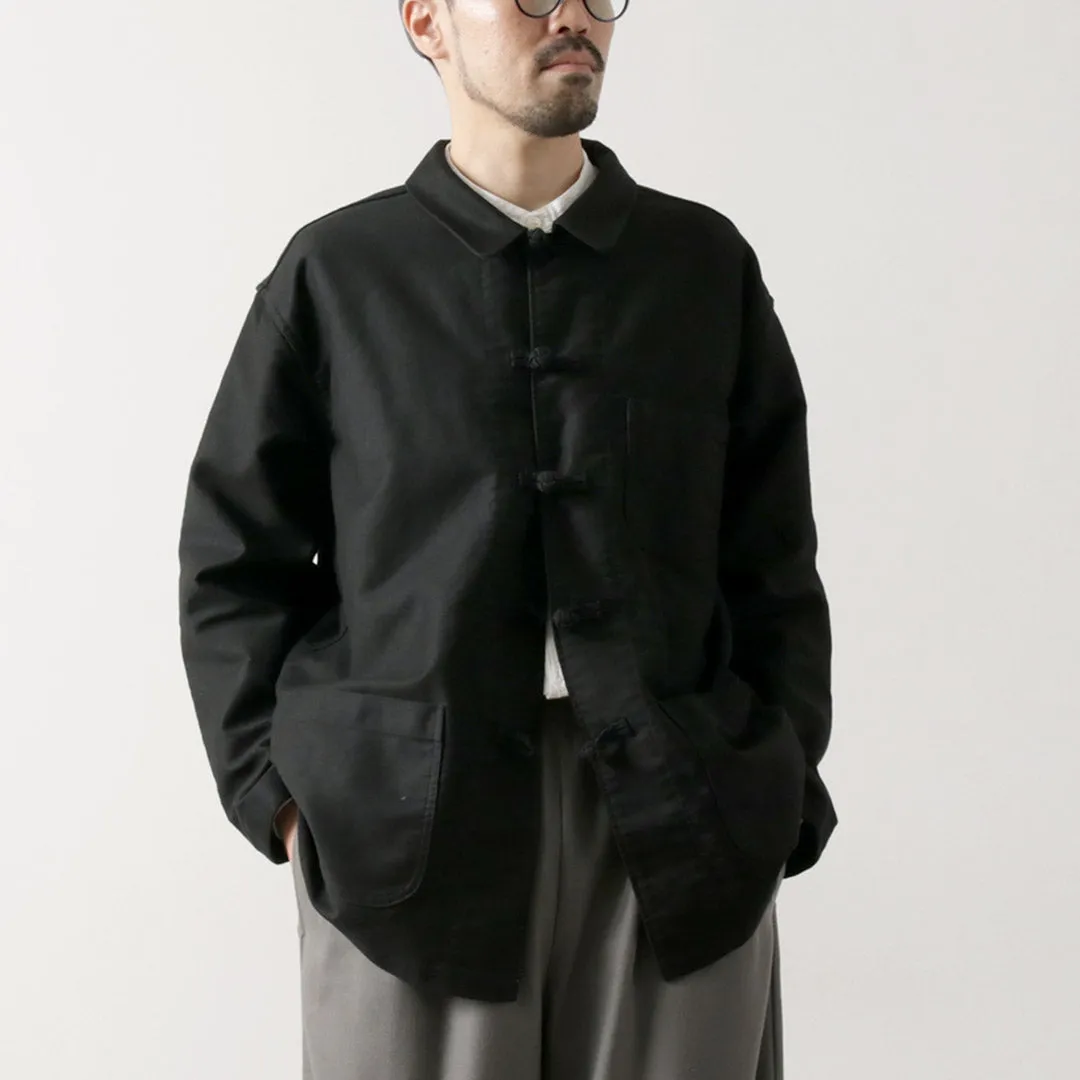 wrinkle free Reinforced Edging ORDINARY FITS / French China Jacket Moleskin